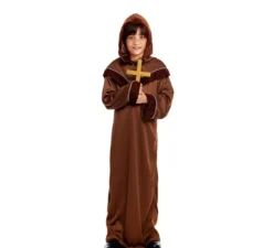 Costume da monaco marrone per bambino