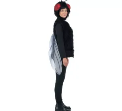 Costume da mosca con cappello e ali per adulto