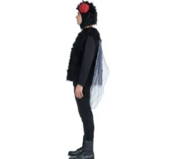 Costume da mosca con cappello e ali per adulto