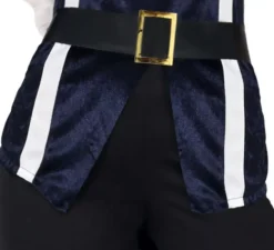 Costume da moschettiere blu per donna