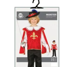 Costume da moschettiere rosso