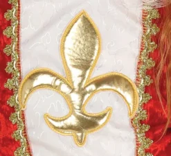 Costume da Moschettiere rosso Giglio per bambina