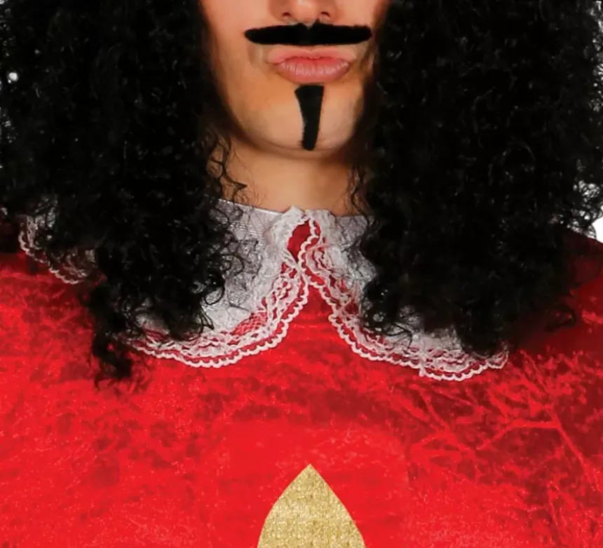 Costume da moschettiere rosso per uomo