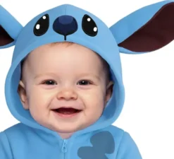 Costume da mostro blu per neonato