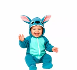 Costume da mostro blu per neonato