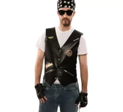 Costume da motociclista per un uomo