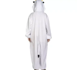Costume da mucca con grandi occhi per adulti