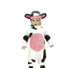 Costume da mucca con macchie per bebè