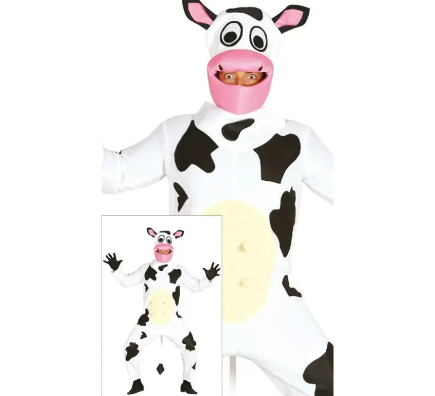 Costume da mucca da latte per uomo