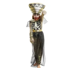 Costume da Mummia Faraone con copricapo per bambine e adolescenti