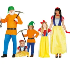 Costume da nano arancione per uomo