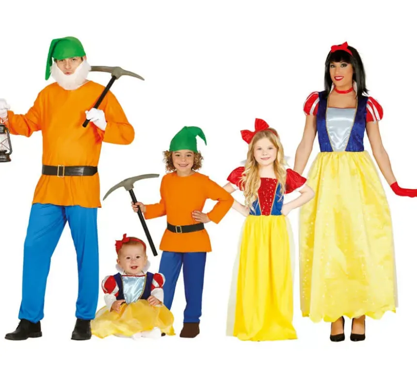 Costume da nano arancione per uomo