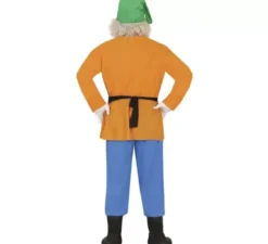 Costume da nano arancione per uomo