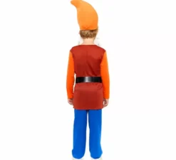 Costume da nano Biancaneve marrone per bambini