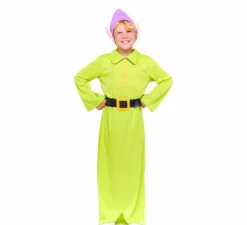 Costume da nano Biancaneve verde per bambini