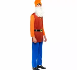 Costume da nano di Biancaneve marrone da uomo