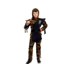 Costume da Ninja Commando Camouflage per bambino