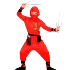 Costume da ninja drago rosso per bambini