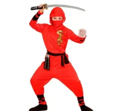 Costume da ninja drago rosso per bambini