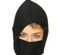 Costume da ninja nero per ragazzo