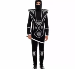 Costume da Ninja Nero per uomo