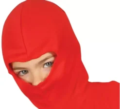 Costume da ninja rosso per ragazzo
