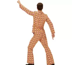 Costume da onde e cerchi da discoteca anni '70 per uomo