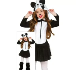 Costume da Orso Panda vanitosa per bambina