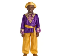 Costume da paggio del re baldassarre per bambino