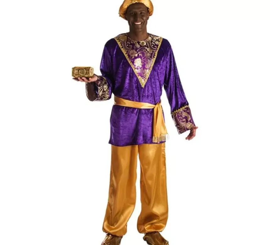 Costume da paggio del re Baldassarre per uomo