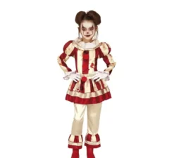Costume da Pagliaccia a righe per bambina