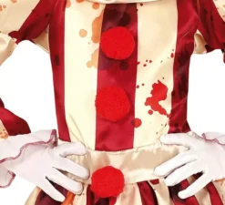 Costume da Pagliaccia a righe per bambina
