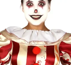Costume da Pagliaccia a righe per donna