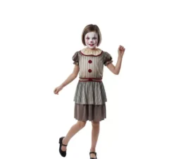 Costume da Pagliaccia del terrore per bambina