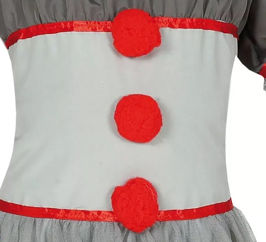 Costume da Pagliaccia terrificante per bambina