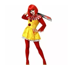 Costume da Pagliaccio dell'Hamburger Insanguinato per Donna