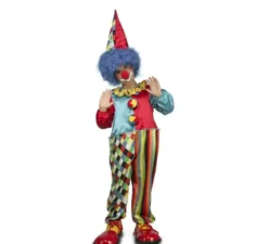 Costume da pagliaccio paffuto per un ragazzo