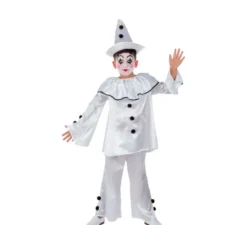 Costume da Pagliaccio pierrot per bambino