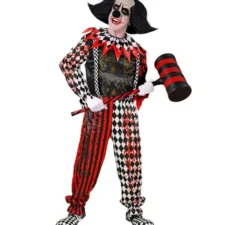 Costume da pagliaccio sanguinario per uomo