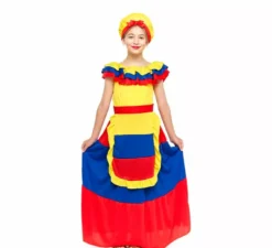 Costume da Palenquera per bambina