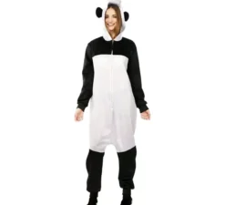 Costume da Panda Kugurumi con cappuccio e orecchie per adulto