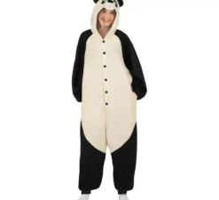 Costume da Panda o Pigiama con cappuccio per adulto