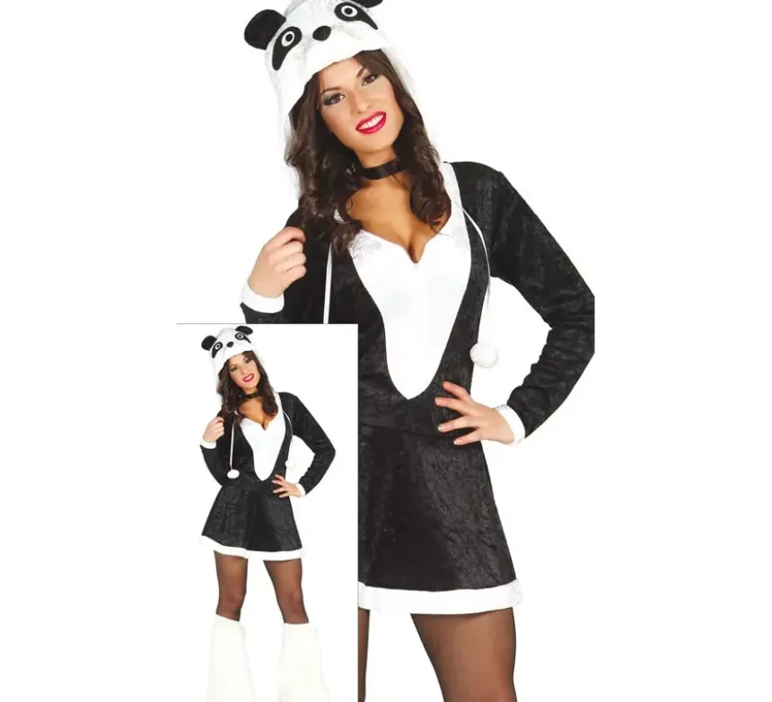 Costume da panda per una donna