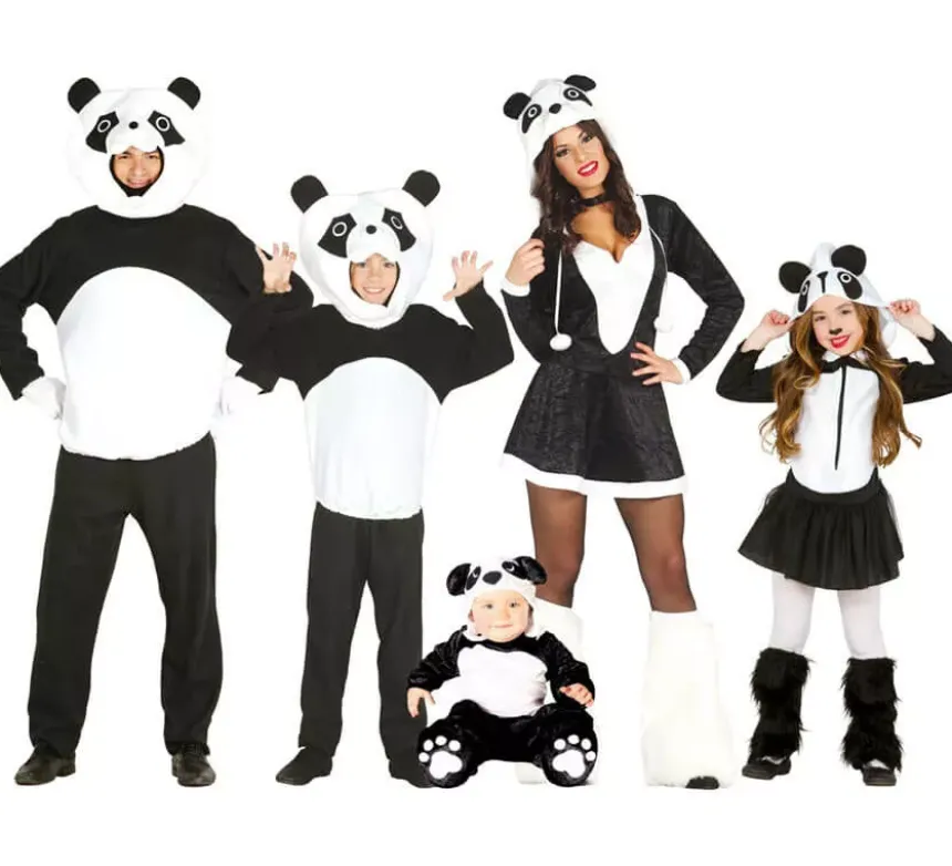Costume da panda per una donna