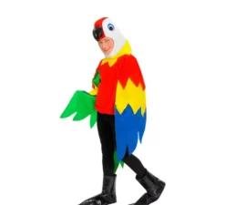 Costume da pappagallo colorato per bambino