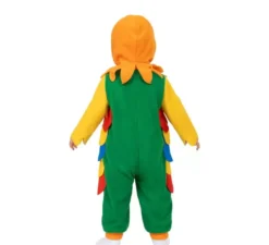 Costume da pappagallo colorato per neonato