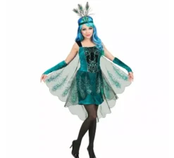 Costume da pavone per donna