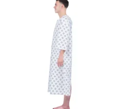 Costume da paziente ospedaliero con camice per uomo