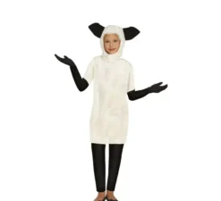 Costume da pecora bianca per bambini