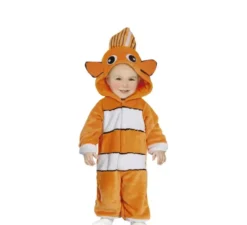 Costume da pesciolino arancione per bebè